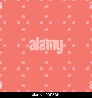 Elegant seamless vector background with scattered hand drawn dots. Stock Vector