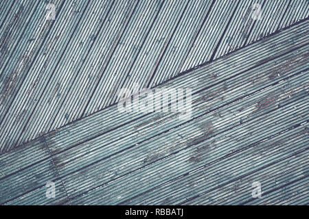 Wooden boards background, vintage colors applied. Stock Photo