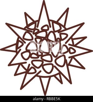 anatomy human microbes Stock Vector
