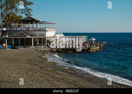 Parque - Balneario de Nuestra Señora del Carmen. Inaugurated in 1918. Málaga, Andalucia, Spain. Stock Photo