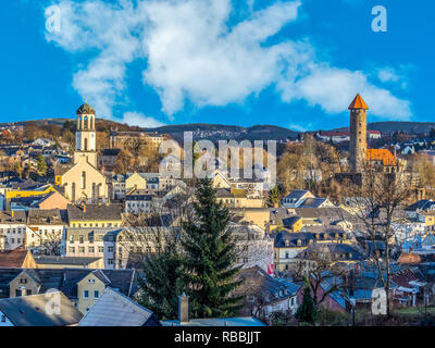 Auerbach in Saxony Stock Photo