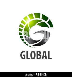 Global initial letter G logo concept design template idea Stock Vector