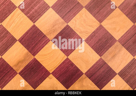 Wood texture with square check pattern (wood) Stock Photo