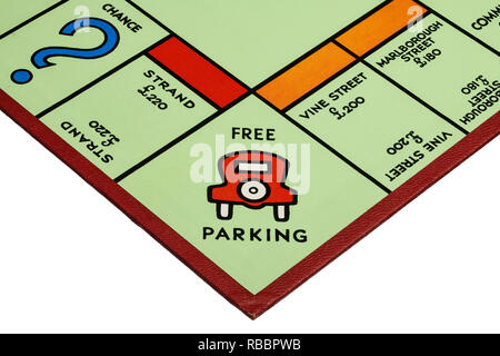 free parking rules monopoly