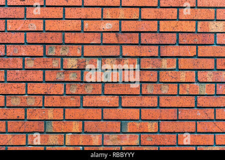 Red rustic brick wall - high quality texture / background Stock Photo