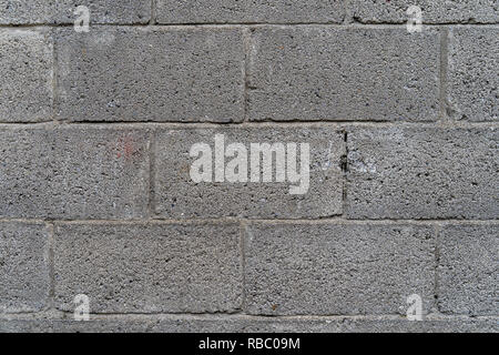 Grey brick wall - high quality texture / background Stock Photo