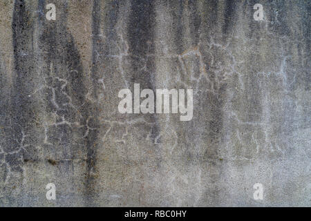 Aged concrete with patterns and cracks - high quality texture / background Stock Photo