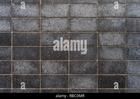 Dark grey granite tiles with fine patterns - high quality texture / background Stock Photo