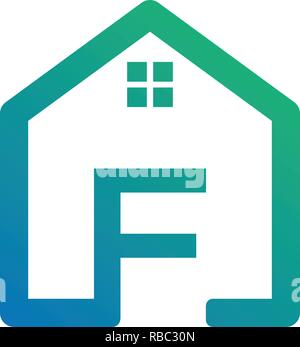 letter architect, home, construction creative logo template, icon isolated elements Stock Vector