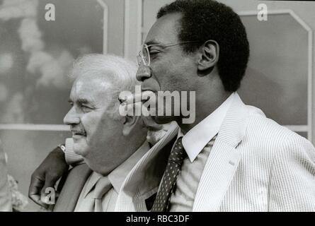 Captain Kangaroo Bob Keeshan Bill Cosby Undated Photo By Adam Scull/PHOTOlink.net Stock Photo