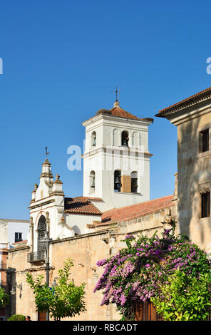 Santa Maria la Mayor cathedral (Santa Iglesia Catedral Metropolitana de Santa Maria la Mayor), Merida. Spain Stock Photo