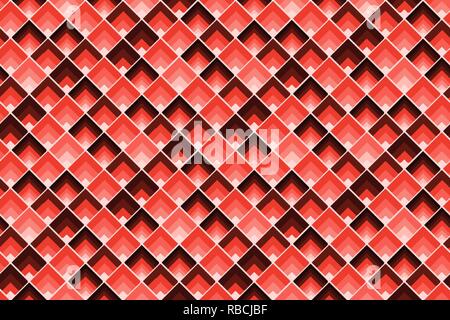 Squares repeat. Geometric seamless pattern. Rectangles tile background Stock Vector