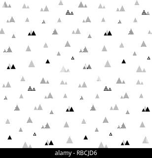 Abstract seamless pattern with little triangles repeat Stock Vector