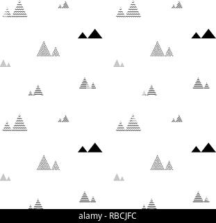 Abstract seamless pattern with little triangles repeat Stock Vector