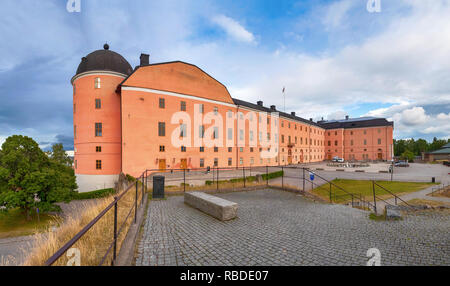 Panoramic view of 16th century Uppsala Castle, Uppsala, Sweden Stock Photo