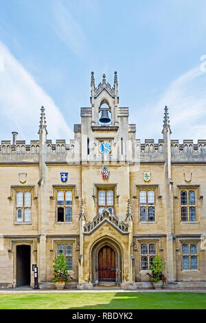 Sidney Sussex College Cambridge (Great Britain, England) Stock Photo