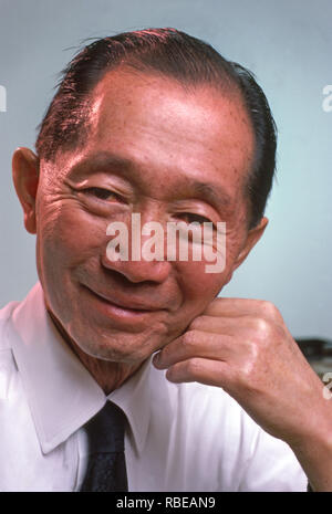 Minoru Yamasaki portrait taken in Detroit Michigan in 1985 Stock Photo