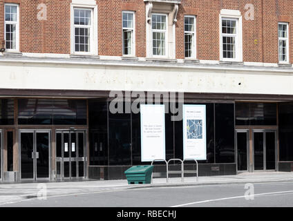 Closed (Aug 2018) Marks & Spencer store on high street in Stockton on Tees, north east England. UK Stock Photo