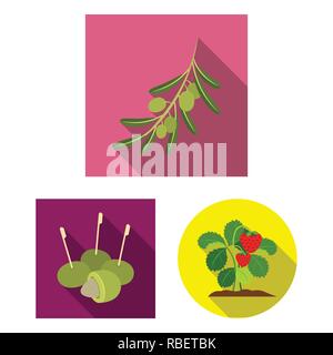 food,honeysuckle,branch,olive,bone,berry,fruit,forest,redberry,fresh,cocktail,medicine,autumn,sweet,health,set,vector,icon,illustration,isolated,collection,design,element,graphic,sign,flat,shadow, Vector Vectors , Stock Vector