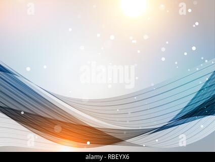Bright element on grey background, concept business template Stock Vector
