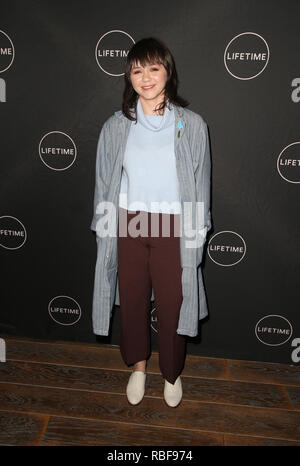West Hollywood, Ca. 9th Jan, 2019. Emily Skeggs, at the Lifetime Winter Movies Mixer at Studio 4 at The Andaz Hotel in West Hollywood, California on January 9, 2019. Credit: Faye Sadou/Media Punch/Alamy Live News Stock Photo