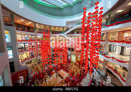 People visit Chinese New Year decoration A Regal Celebration in