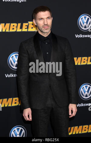 'Bumblebee' World Premiere at the TCL Chinese Theater IMAX on December 9, 2018 in Los Angeles, CA  Featuring: Travis Knight Where: Los Angeles, California, United States When: 09 Dec 2018 Credit: Nicky Nelson/WENN.com Stock Photo