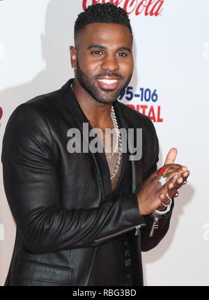 Capital's Jingle Bell Ball with Coca-Cola - day two - at The O2, Peninsula Square, London  Featuring: Jason Derulo Where: London, United Kingdom When: 09 Dec 2018 Credit: WENN.com Stock Photo