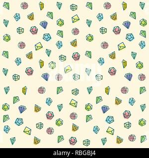 stone, diamond, gem creative logo template, icon isolated elements vector illustration Stock Vector