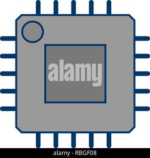 Vector Processor Icon Stock Vector