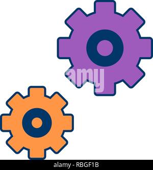 Vector Settings Icon Stock Vector