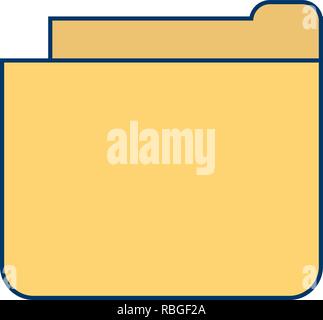 Vector Folder Icon Stock Vector