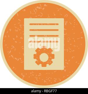 Vector Article Marketing Icon Stock Vector