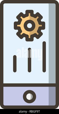 Vector Mobile Marketing Icon Stock Vector