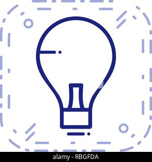 Vector Bulb Icon Stock Vector