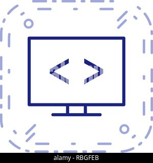 Vector Code optimization Icon Stock Vector