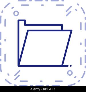 Vector Folder Icon Stock Vector