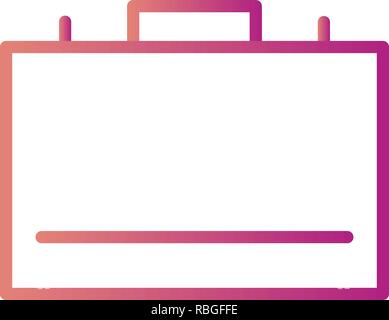 Vector Briefcase Icon Stock Vector