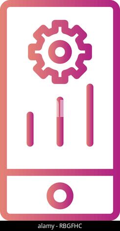 Vector Mobile Marketing Icon Stock Vector