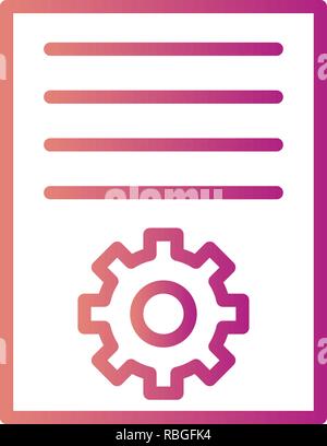 Vector Article Marketing Icon Stock Vector