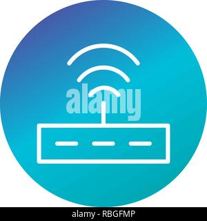 Vector Router Icon Stock Vector