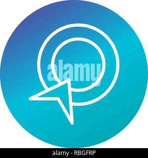 Vector Pay Per Click Icon Stock Vector
