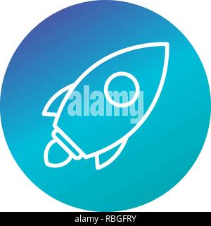 Vector Launch Icon Stock Vector