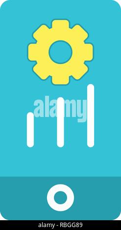 Vector Mobile Marketing Icon Stock Vector
