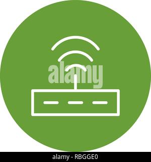 Vector Router Icon Stock Vector