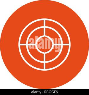 Vector Target Icon Stock Vector
