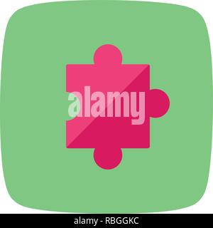 Vector Puzzle Piece Icon Stock Vector