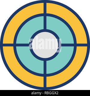 Vector Target Icon Stock Vector