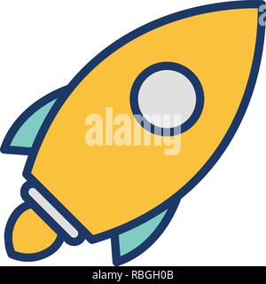 Vector Launch Icon Stock Vector