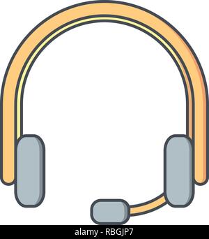 Vector Headphones Icon Stock Vector